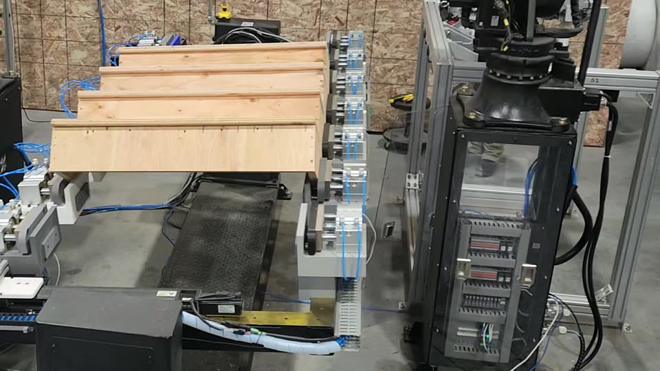 The assembled staircase rotating on the cell's positioner